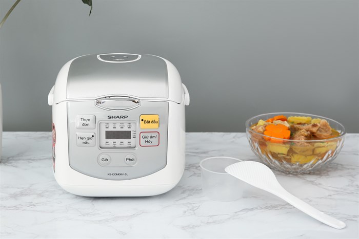 NỒI CƠM ĐIỆN TỬ SHARP KS-COM08V-SL