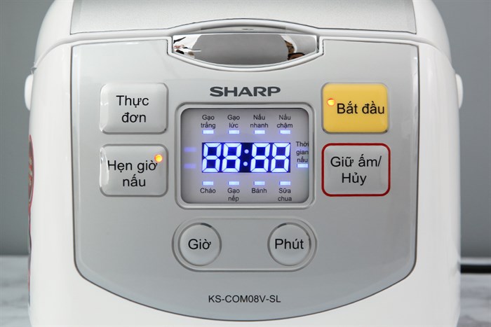 NỒI CƠM ĐIỆN TỬ SHARP KS-COM08V-SL