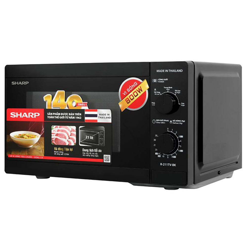 Lò vi sóng Sharp R-211TV-BK